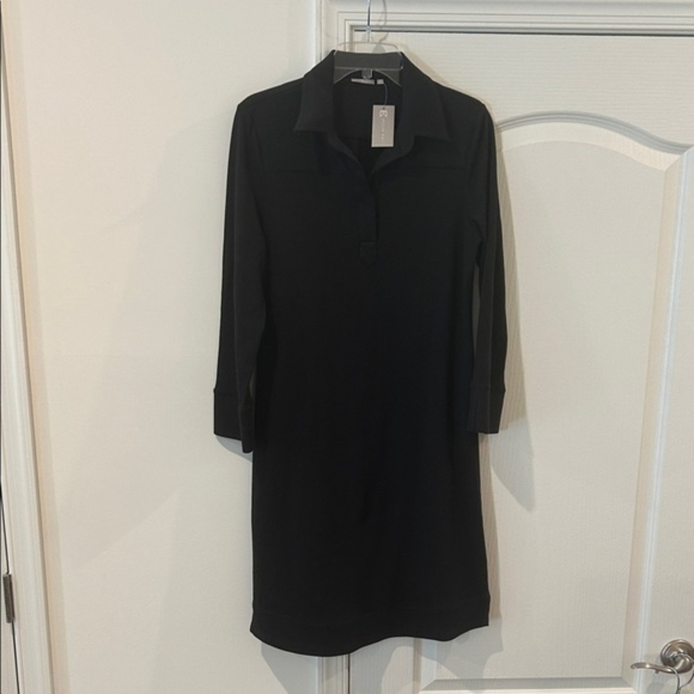 Sophisticated Black Long Sleeve Dress